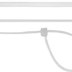 Кабельные стяжки белые ХС-Б, 3.6 x 200 мм, 100 шт,нейлоновые, СИБИН 3786-36-200