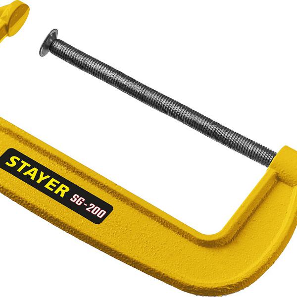 Струбцина 200 мм, STAYER G-образная, 3215-200