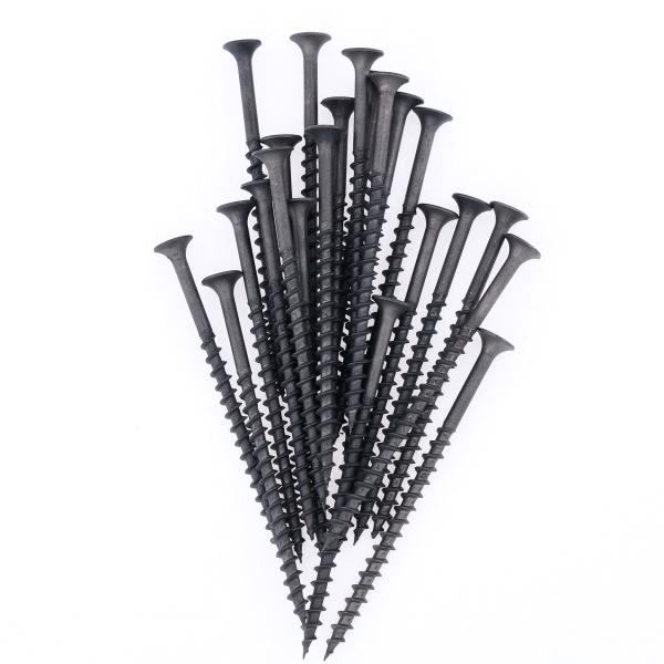 Саморезы черные по дереву 4,2*75 мм